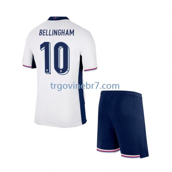 Dres Engleska Jude Bellingham 10 Domaći Euro 2024 Kratkih Rukava - Dječji