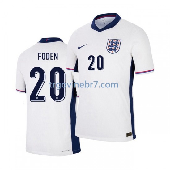 Dres Engleska Phil Foden 20 Domaći Euro 2024 Kratkih Rukava - Muški