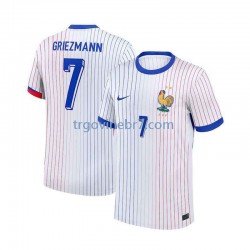 Dres Francuska Antoine Griezmann 7 Gostujući Euro 2024 Kratkih Rukava - Muški