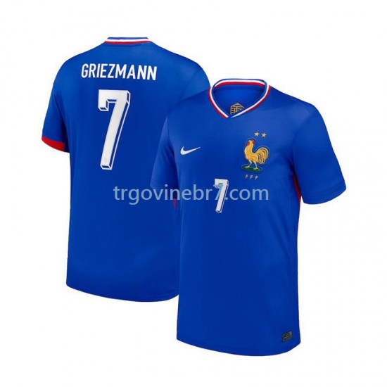 Dres Francuska Antoine Griezmann 7 Domaći Euro 2024 Kratkih Rukava - Muški