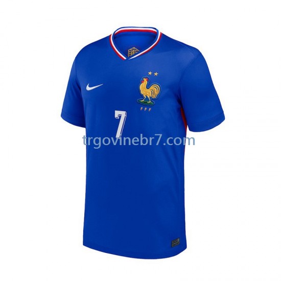 Dres Francuska Antoine Griezmann 7 Domaći Euro 2024 Kratkih Rukava - Muški
