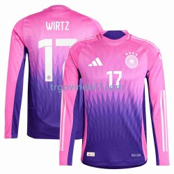 Dres Njemačka Florian Wirtz 17 Gostujući Euro 2024 Dugim Rukavima - Muški Dres Njemačka Florian Wirtz 17 Gostujući Euro 2024 Dugim Rukavima - Muški