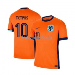 Dres Nizozemska Memphis Depay 10 Domaći Euro 2024 Kratkih Rukava - Muški