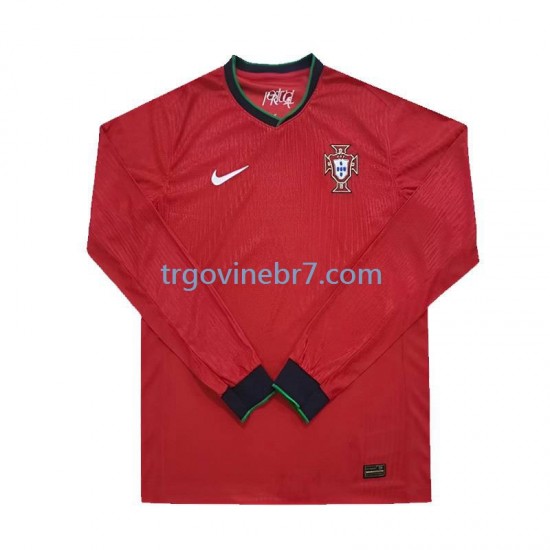 Dres Portugal Domaći Euro 2024 Dugim Rukavima - Muški