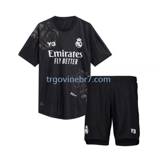 Golmanski Dres - Dres Real Madrid Y3 Četvrti 2023-2024 Kratkih Rukava - Dječji