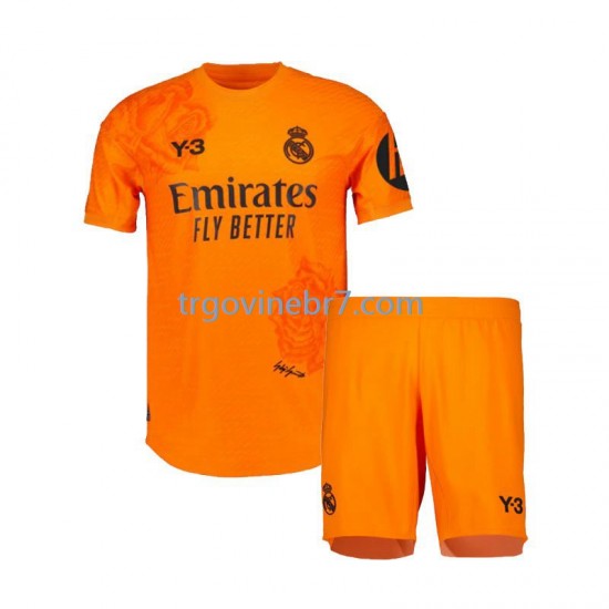 Golmanski Dres - Dres Real Madrid Y3 Treći 2023-2024 Kratkih Rukava - Dječji