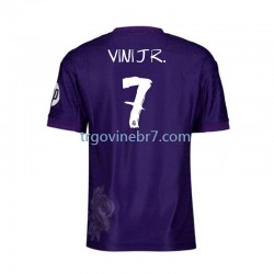 Dres Real Madrid Vinicius Junior 7 Y-3 Četvrti 2023-2024 Kratkih Rukava - Muški