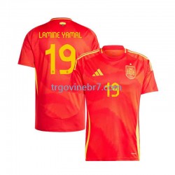 Dres Španjolska Lamine Yamal 19 Domaći Euro 2024 Kratkih Rukava - Muški Dres Španjolska Lamine Yamal 19 Domaći Euro 2024 Kratkih Rukava - Muški