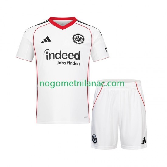 Dres Eintracht Frankfurt Gostujući 2025-2026 Kratkih Rukava - Dječji