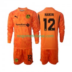 Golmanski Dres - Dres FK Bodø/Glimt Nikita Haikin 12 Gostujući 2025 Dugim Rukavima - Dječji