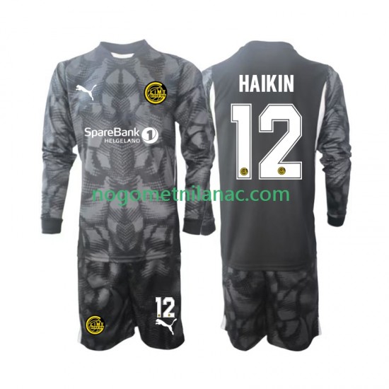 Golmanski Dres - Dres FK Bodø/Glimt Nikita Haikin 12 Domaći 2025 Dugim Rukavima - Dječji
