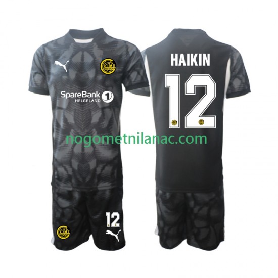 Golmanski Dres - Dres FK Bodø/Glimt Nikita Haikin 12 Domaći 2025 Kratkih Rukava - Dječji