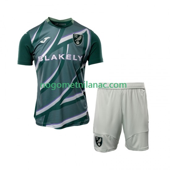 Dres Norwich City Gostujući 2025-2026 Kratkih Rukava - Dječji