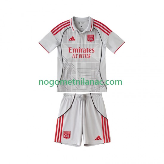 Dres Olympique Lyonnais Treći 2025-2026 Kratkih Rukava - Dječji
