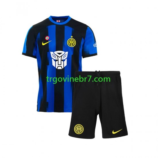 Dres AC Milan Transformers Domaći 2023-2024 Kratkih Rukava - Dječji