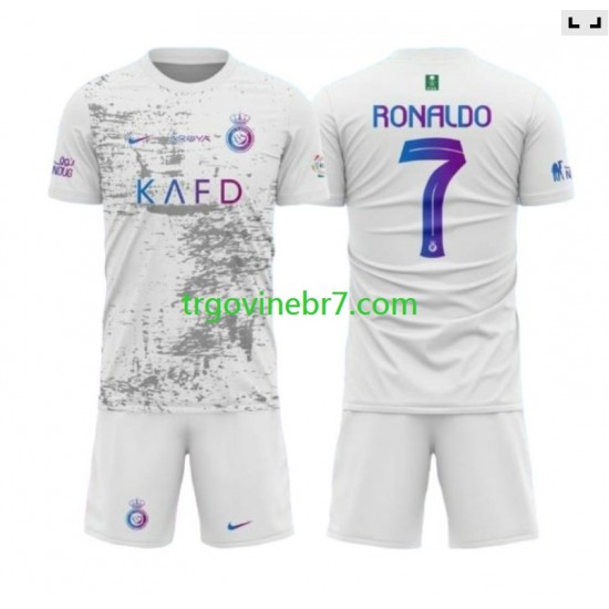 Dres Al-Nassr Ronaldo 7 Treći 2023-2024 Kratkih Rukava - Dječji