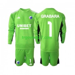 Golmanski Dres - Dres FC Kopenhagen GRABARA 1 Četvrti 2023-2024 Dugim Rukavima - Dječji