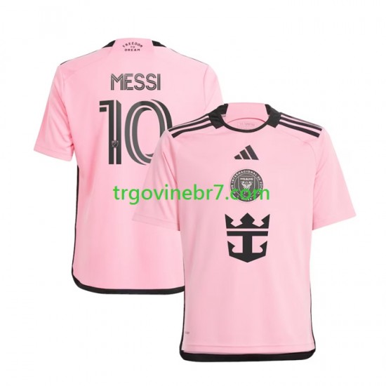 Dres Inter Miami Lionel Messi 10 Domaći 2024 Kratkih Rukava - Muški