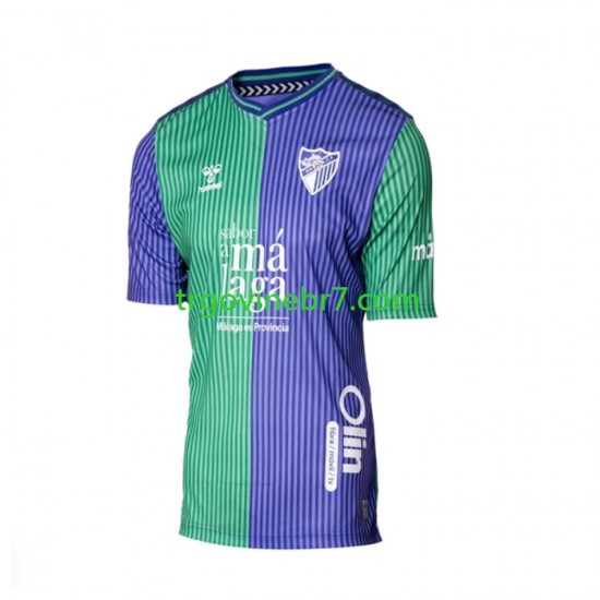 Dres Málaga CF Gostujući 2023-2024 Kratkih Rukava - Muški