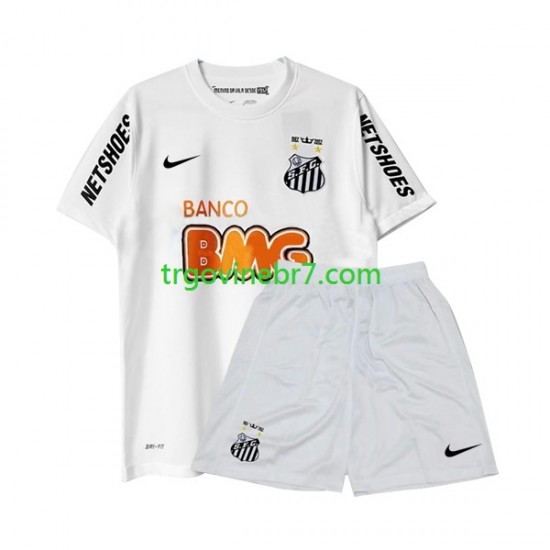 Dres Santos FC -2012 Retro Domaći 2011 Kratkih Rukava - Dječji