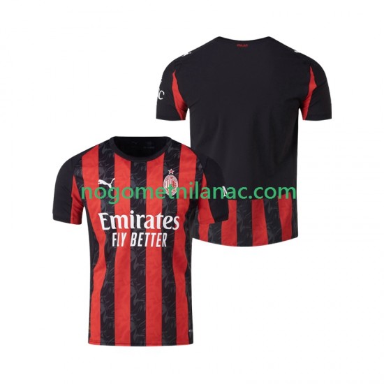 Dres AC Milan Domaći 2025-2026 Kratkih Rukava - Muški