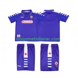 Dres ACF Fiorentina Retro Domaći 1998 1999 Kratkih Rukava - Dječji Dres ACF Fiorentina Retro Domaći 1998 1999 Kratkih Rukava - Dječji