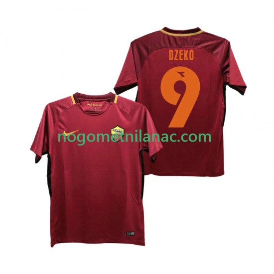 Dres Roma DZEKO 9 2017-2018 Retro Domaći Kratkih Rukava - Muški