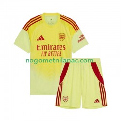 Golmanski Dres - Dres Arsenal Domaći 2025-2026 Kratkih Rukava - Dječji