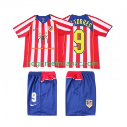 Dres Atlético Madrid F TORRES 9 2005 Retro Domaći 2004 Kratkih Rukava - Dječji
