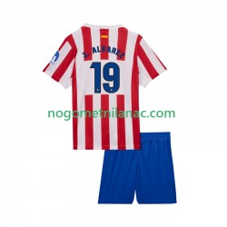 Dres Atlético Madrid Julian Alvarez 19 Domaći 2025-2026 Kratkih Rukava - Dječji