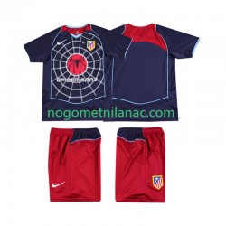 Dres Atlético Madrid 2005 Retro Gostujući 2004 Kratkih Rukava - Dječji