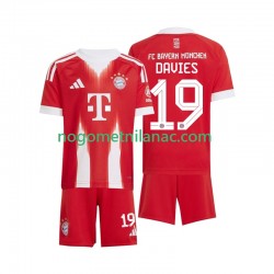 Dres FC Bayern München Alphonso Davies 19 Domaći 2025-2026 Kratkih Rukava - Dječji