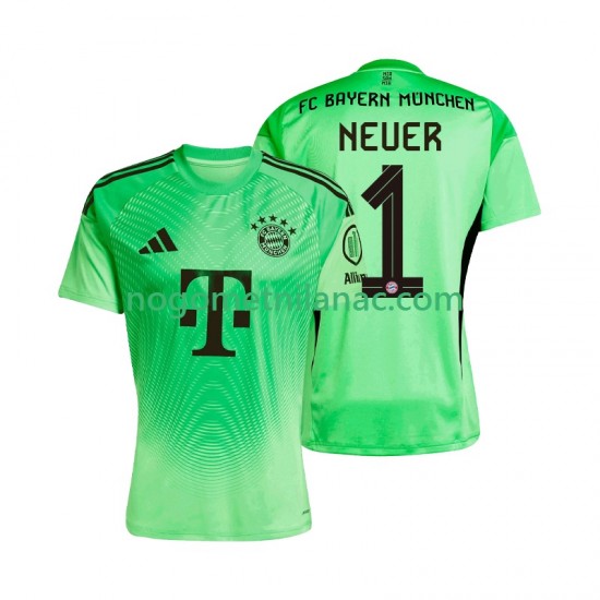 Golmanski Dres - Dres FC Bayern München Manuel Neuer 1 Domaći 2025-2026 Kratkih Rukava - Muški