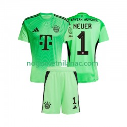 Golmanski Dres - Dres FC Bayern München Manuel Neuer 1 Domaći 2025-2026 Kratkih Rukava - Dječji