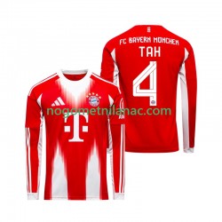 Dres FC Bayern München Jonathan Tah 4 Domaći 2025-2026 Dugim Rukavima - Muški