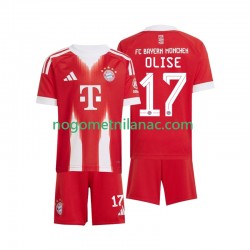 Dres FC Bayern München Michael Olise 17 Domaći 2025-2026 Kratkih Rukava - Dječji