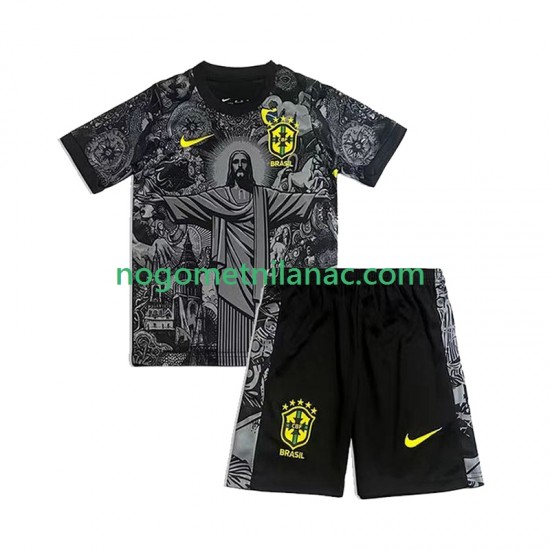 Brazil Cheist the Redeemer Football Shirts Domaći 2024 Kratkih Rukava - Dječji