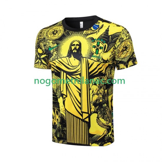 Dres Brazil Jesus Domaći 2024 Kratkih Rukava - Muški