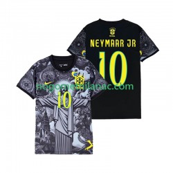 Dres Brazil Neymar JR 10 Cheist the Redeemer Domaći 2024 Kratkih Rukava - Muški