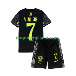 Brazil Vinicius Junior 7 Cheist the Redeemer Football Shirts Domaći 2024 Kratkih Rukava - Dječji Brazil Vinicius Junior 7 Cheist the Redeemer Football Shirts Domaći 2024 Kratkih Rukava - Dječji