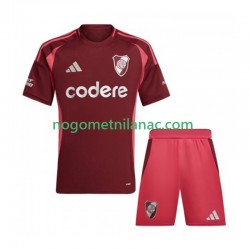 Dres CA River Plate Gostujući 2024-2025 Kratkih Rukava - Dječji