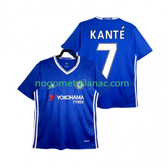 Dres Chelsea KANTE 7 2016-2017 Retro Domaći Kratkih Rukava - Muški