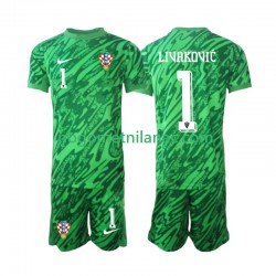 Golmanski Dres - Dres Hrvatska DOMINIK LIVAKOVIC 1 Gostujući 2024 Kratkih Rukava - Dječji Golmanski Dres - Dres Hrvatska DOMINIK LIVAKOVIC 1 Gostujući 2024 Kratkih Rukava - Dječji