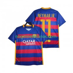 Dres FC Barcelona Neymar JR 11 2015-2016 Retro Domaći Kratkih Rukava - Muški