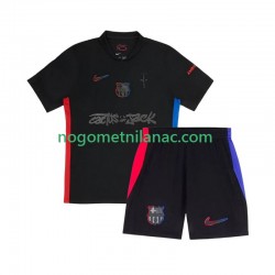Dres FC Barcelona TRAVIS SCOTT Gostujući 2024-2025 Kratkih Rukava - Dječji