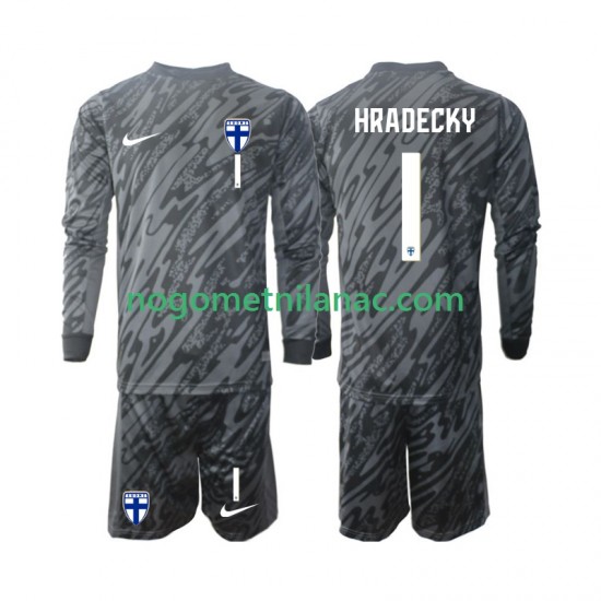 Golmanski Dres - Dres Finska HRADECKY 1 Domaći 2024 Dugim Rukavima - Dječji