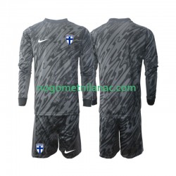 Golmanski Dres - Dres Finska Domaći 2024 Dugim Rukavima - Dječji Golmanski Dres - Dres Finska Domaći 2024 Dugim Rukavima - Dječji