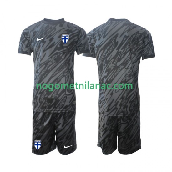 Golmanski Dres - Dres Finska Domaći 2024 Kratkih Rukava - Dječji