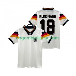Dres Njemačka KLINSMANN 18 1992 Retro Domaći Kratkih Rukava - Muški Dres Njemačka KLINSMANN 18 1992 Retro Domaći Kratkih Rukava - Muški