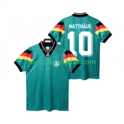 Dres Njemačka MATTHAUS 10 1992 Retro Gostujući Kratkih Rukava - Muški Dres Njemačka MATTHAUS 10 1992 Retro Gostujući Kratkih Rukava - Muški